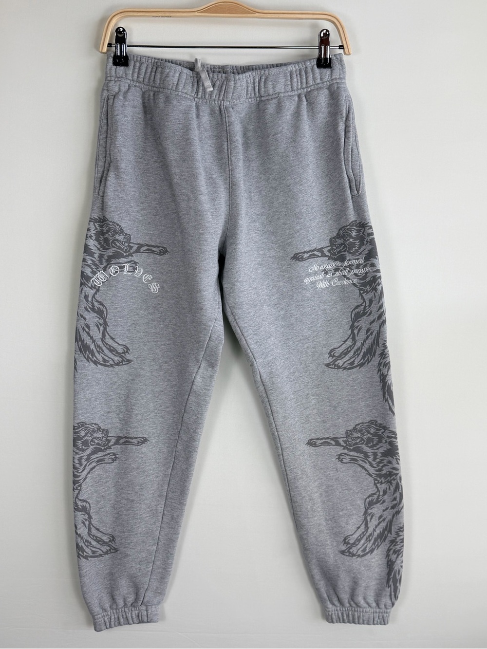Darc Sport Wolves Limited Edition Graphic Fleece Joggers Small